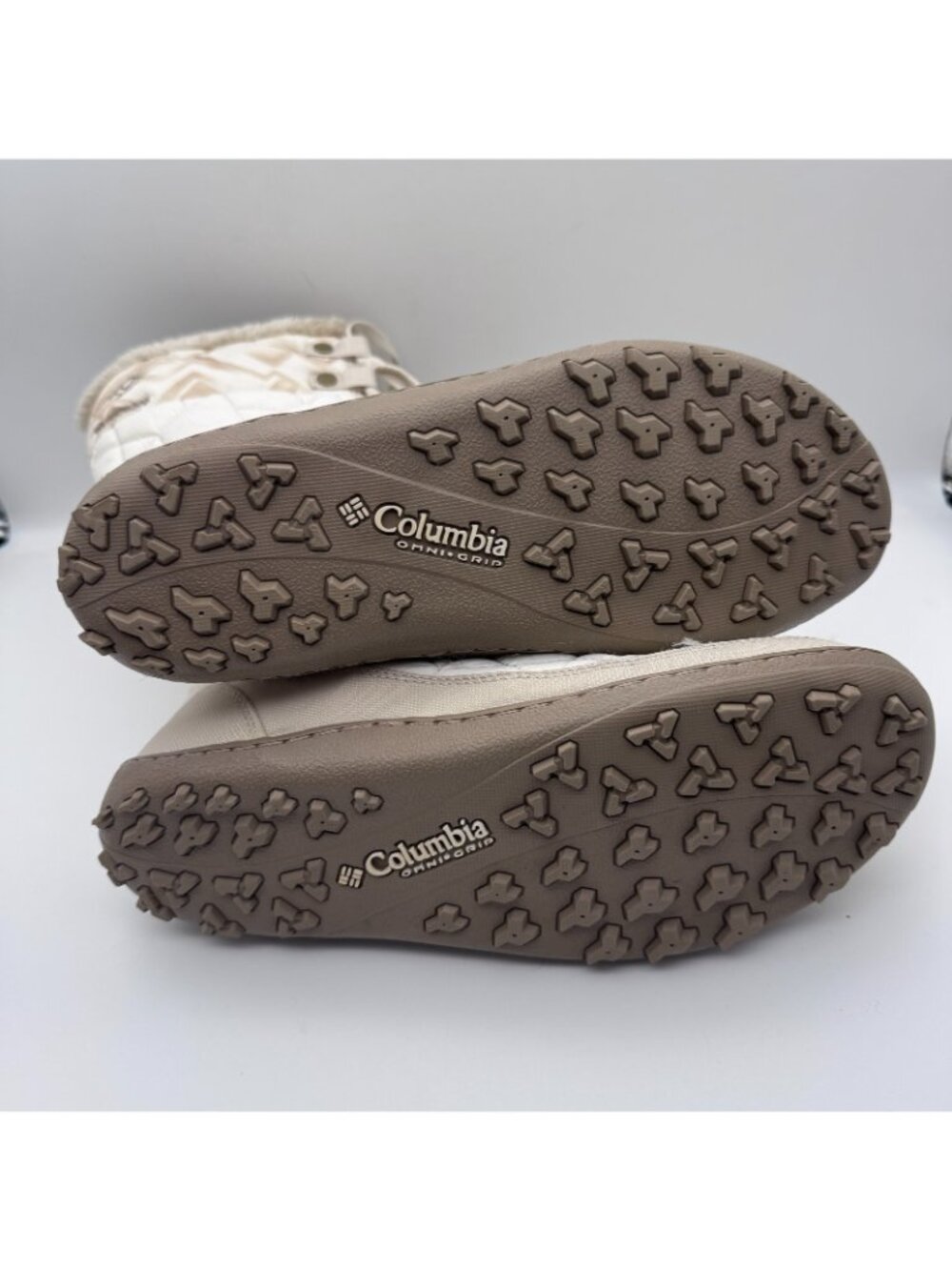 Columbia Minx Mid II Size 10 Sea Salt/Stone Omni Heat Waterproof Winter Boots - Picture 7 of 10